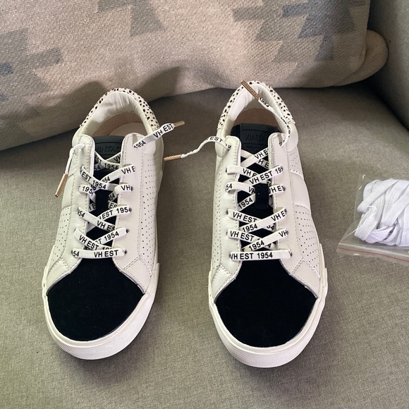 vintage havana mood white black cheetah women sneakers size 11 NWT - Picture 2 of 10